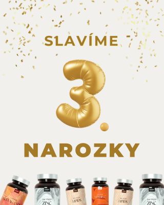 🎂 Dnes slavíme narozeniny! A chceme slavit sedm dní a sedm nocí – celý týden platí 20% sleva na každou objednávku. 🥳 🗓️...